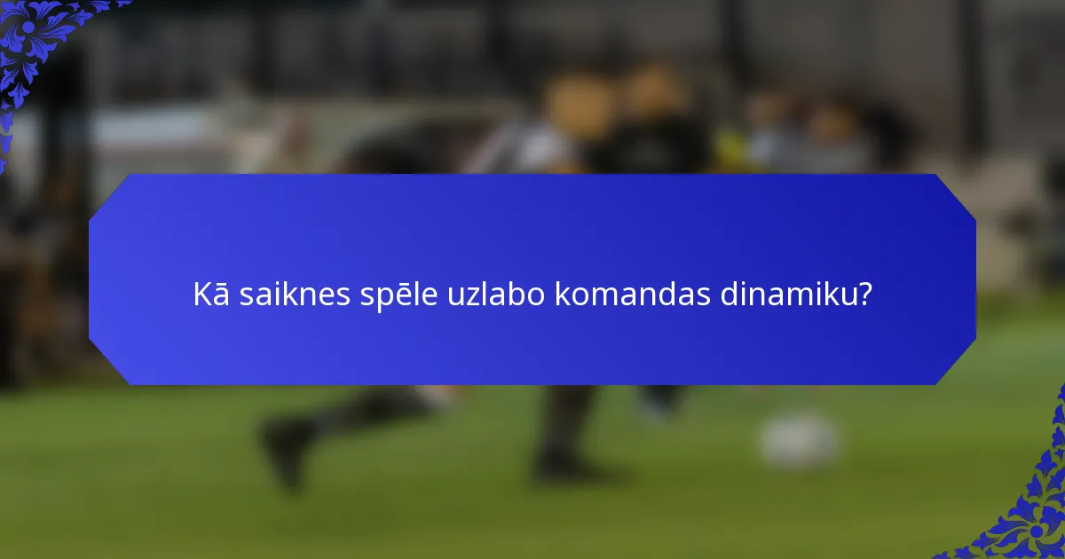 Kā saiknes spēle uzlabo komandas dinamiku?